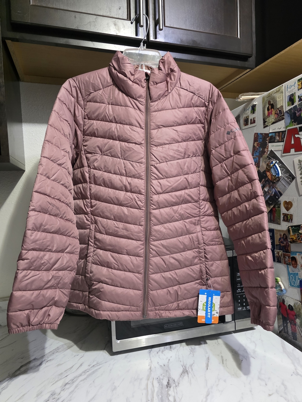 Columbia Women's Pink Quilted Lightweight Puffer Jacket Ladies Size Small